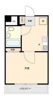 ジェイエルビーグランエクリュ調布【5階】の間取り