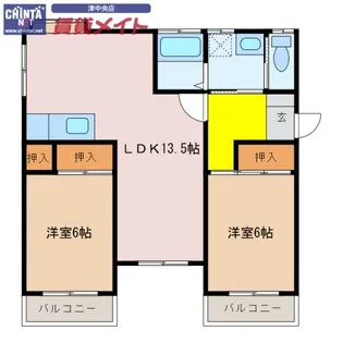 アーバンKEN【4階】の間取り