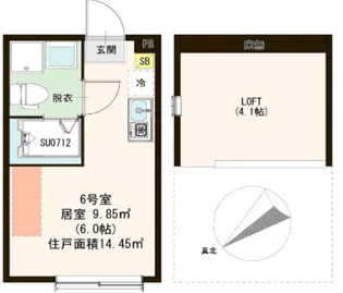 SunLotus葛西【1階】の間取り