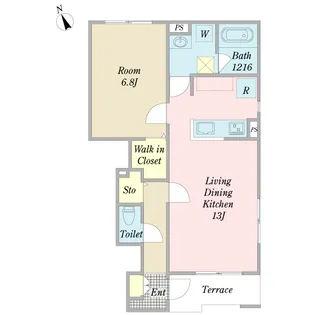 ガロファーノ【1階】の間取り