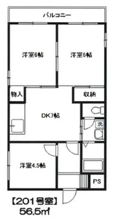 ラフォーレ飯倉【3階】の間取り