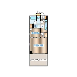 コンフォートEXE新田ステーション【2階】の間取り