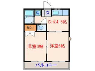 ヴェルドミール【3階】の間取り