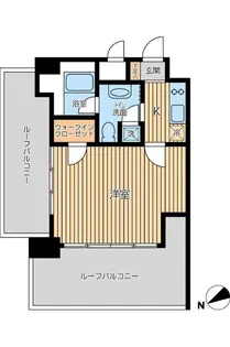 プラティーク清澄白河【7階】の間取り