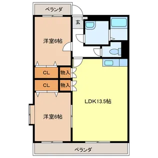 ア・ドリーム星ヶ丘の間取り