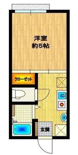 第二コーポ大久保【2階】の間取り