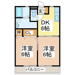 メゾンユー【1階】の間取り