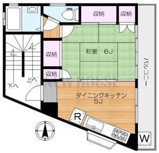 神楽坂フルール【2階】の間取り