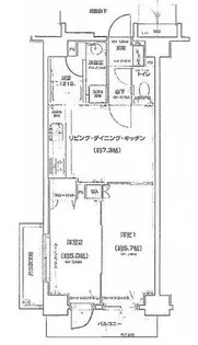 アクトヒルズ金町【6階】の間取り