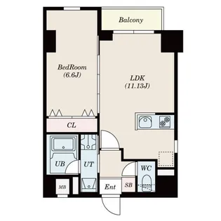 La vie belle【5階】の間取り