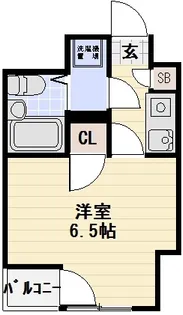 ティーズスクエア【2階】の間取り