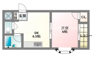 ノーブル萱島【3階】の間取り