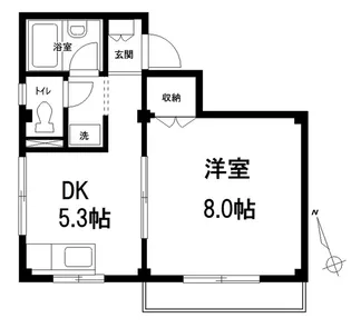 メゾン豊【1階】の間取り