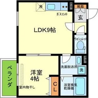 badge yata【2階】の間取り