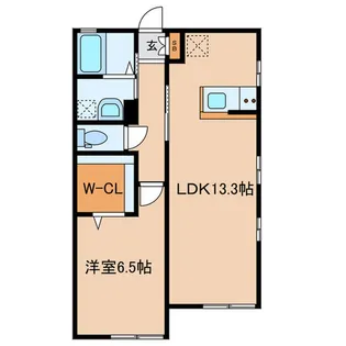 アイリー飯倉【1階】の間取り