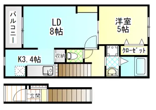 モリノガーデン【2階】の間取り