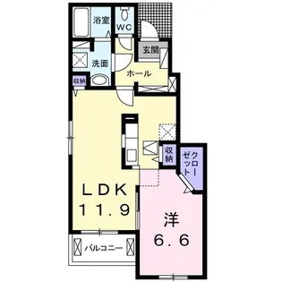 グラン メゾン高萩II【1階】の間取り