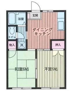 フローラパレス【2階】の間取り