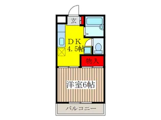 サンビレッジ【3階】の間取り