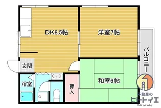 ベルメゾンツツミ【2階】の間取り