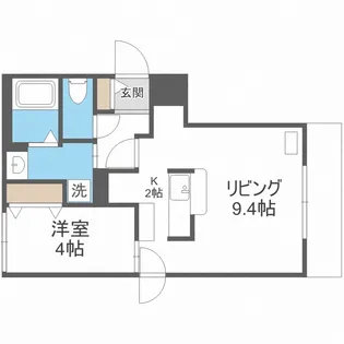 MOCA(東区)【4階】の間取り