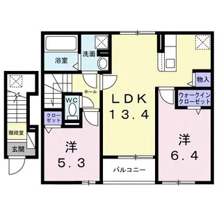 プログレス A【2階】の間取り