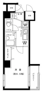グランフォース蔵前【4階】の間取り