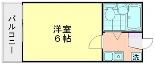 ウイングコート萩山【2階】の間取り