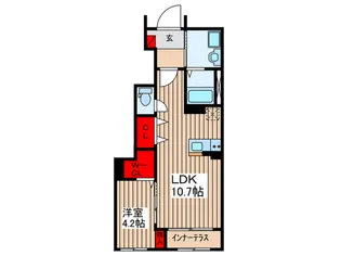 ルミエール【1階】の間取り