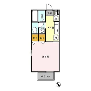 ピエールプセ【2階】の間取り