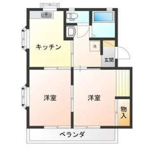 メゾン.ドォ.エスポァール【1階】の間取り