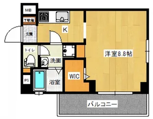 LE DOME東蟹屋(ルドームヒガシカニヤ)【2階】の間取り