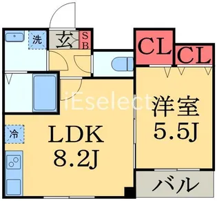 プラチナレジデンス【2階】の間取り