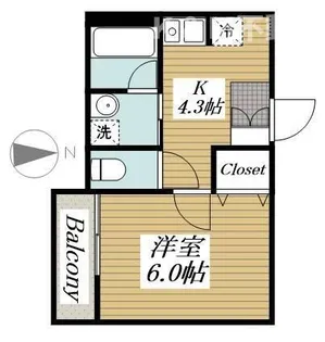 センターパーク北小金【2階】の間取り