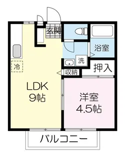 シャトーノール【1階】の間取り
