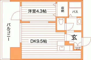 Grand E’terna岡山III【4階】の間取り