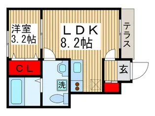 siro大森台【1階】の間取り