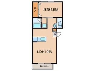ハウスロジェ【2階】の間取り