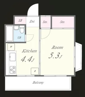 八柱ハイツ【3階】の間取り