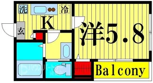 メルディア青井II【3階】の間取り