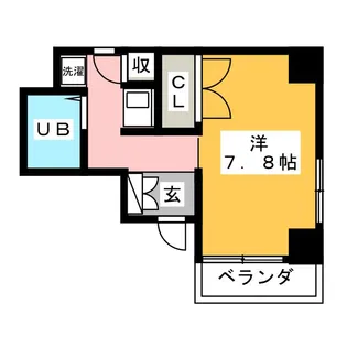 ルーミヤ鶴舞【9階】の間取り