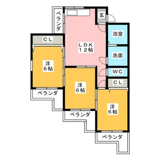 レジデンス翁【3階】の間取り