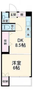 エムケーエスハイツ【2階】の間取り