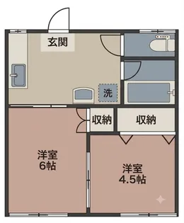 ファミール原田【2階】の間取り
