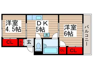 ヤマサイコ-ポ1号棟【3階】の間取り