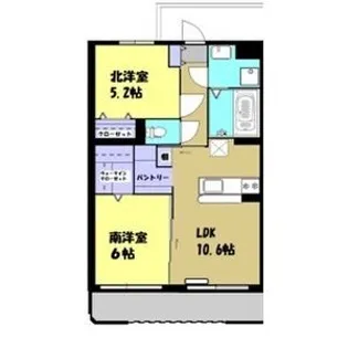 crea M【1階】の間取り