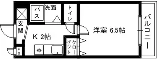 コンフォートヴィレッジ内田【1階】の間取り