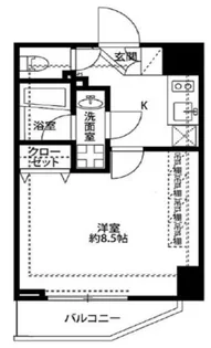 プレール・ドゥーク向島【4階】の間取り