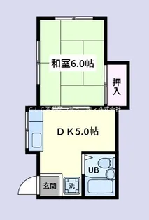 グリーンハイツ長島A【1階】の間取り