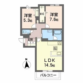 シャーメゾンOlive【1階】の間取り